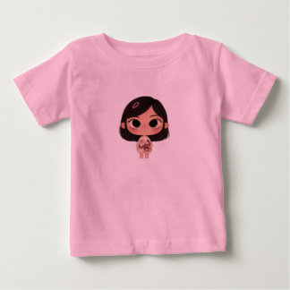 Camiseta Para Bebê Camiseta de Bebê Menina Kawaii Fofa Chibi