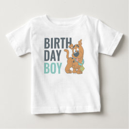 Camiseta Para Bebê Camiseta de Bebê Menino de 1º Aniversário do Scoob