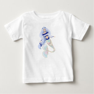 Camiseta Para Bebê Camiseta de bebê Mermaid Snow Maiden