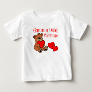 Camiseta Para Bebê Camiseta de bebê Namorados personalizada de Gamma