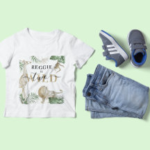 Camiseta de Bebê Personalizada 'Dois Selvagens' Ju
