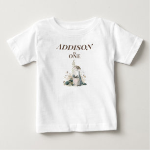 Camiseta Para Bebê Camiseta de Bebê Personalizada Otterl 1º Aniversár