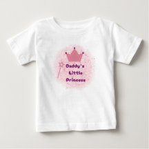 Camiseta de Bebê Princesa do Papai