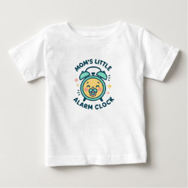 Camiseta Para Bebê Camiseta de Bebê Relógio de Alarme da Mamãe