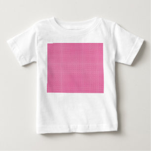 Camiseta Para Bebê Camiseta de Bebê Rosa com Bolinhas Fofas