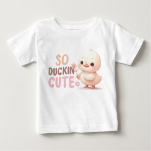 Camiseta Para Bebê Camiseta De Bebê Tão Bonita - Cartoon Adorável Du