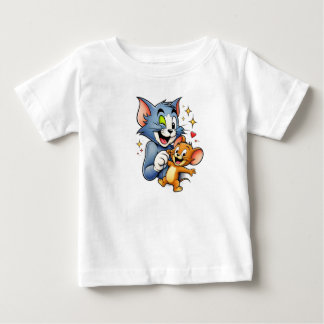 Camiseta Para Bebê camiseta de bebê tom & jerry