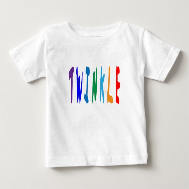 Camiseta Para Bebê Camiseta de bebê TWINKLE (Frente)