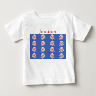 Camiseta Para Bebê Camiseta de bebê ursinhos cor-de-rosa-barba