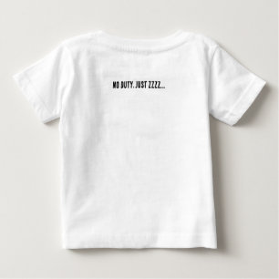 Camiseta Para Bebê Camiseta de Bebê – Urso Guarda Sonolento Fora de S