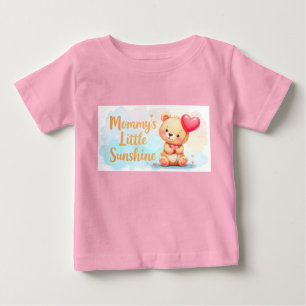 Camiseta Para Bebê Camiseta de Bebê – Urso Teddy Fofo Gráfico menino 