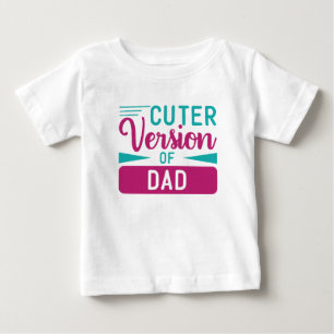 Camiseta Para Bebê Camiseta de Bebê Versão Mais Fofa do Papai