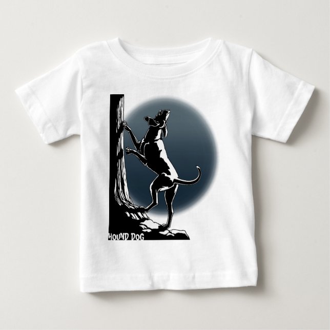 Camiseta Para Bebê Camiseta de cão personalizada da camiseta do bebê  (Frente)