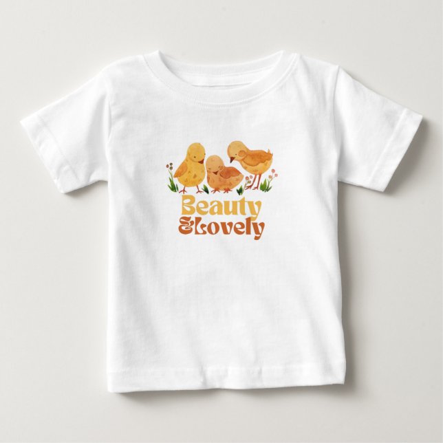 Camiseta Para Bebê Camiseta de cor branca bebê (Frente)