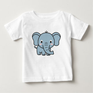 Camiseta Para Bebê Camiseta de Elefante Bebê Fofo