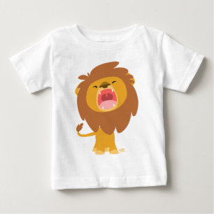 Camiseta Para Bebê Camiseta de Leão de Leão de Bebê Gelado