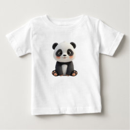 Camiseta Para Bebê Camiseta de Panda Bebê Fofo