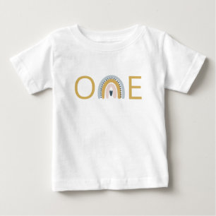 Camiseta Para Bebê Camiseta de Primeiro Aniversário Bebê