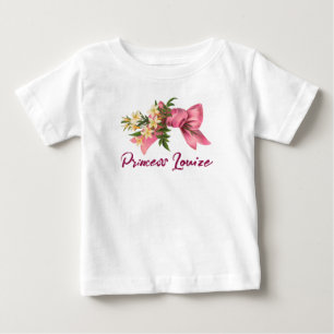 Camiseta Para Bebê camiseta do bebê do buquê das flores wihte