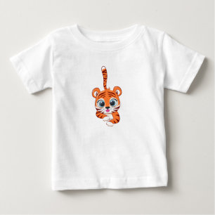 Camiseta Para Bebê Camiseta do Bebê Leão Fofo