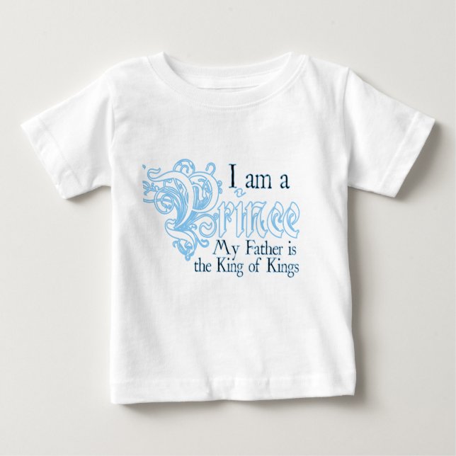 Camiseta Para Bebê Camiseta do bebê Rei dos Reis criança (Frente)