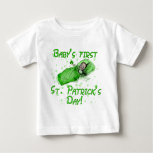 Camiseta Para Bebê Camiseta do dia do primeiro St Patrick do bebê
