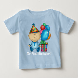 Camiseta Para Bebê camiseta do primeiro aniversário do bebê