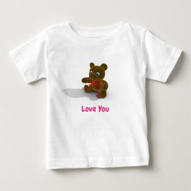 Camiseta Para Bebê Camiseta do Urso Bebê (Frente)
