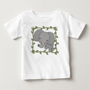 Camiseta Para Bebê Camiseta e presentes do elefante do bebê