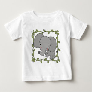 Camiseta Para Bebê Camiseta e presentes do elefante do bebê
