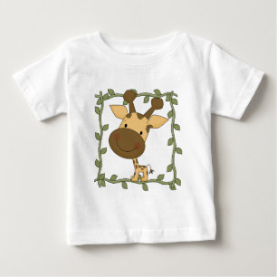 Camiseta Para Bebê Camiseta e presentes do girafa do bebê