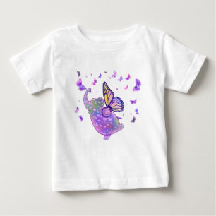 Camiseta Para Bebê Camiseta Engraçada De Bebê Voadora De Elefante