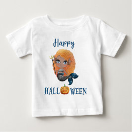 Camiseta Para Bebê Camiseta Feliz de Halloween Menina Bebê Camiseta d