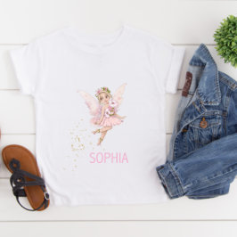 Camiseta Para Bebê Camiseta-frade-farelo-branca-rosa-bebê
