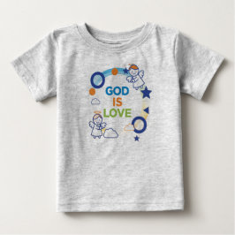Camiseta Para Bebê Camiseta Gráfica de Bebê Estrela Fofa