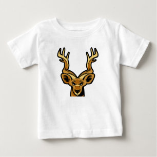 Camiseta Para Bebê Camiseta Infantil com Estampa de Cervo Bebê