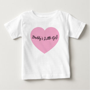Camiseta Para Bebê Camiseta Infantil Rosa Coração de Menina Bebê e Cr