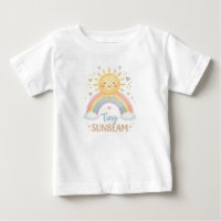 Camiseta Infantil Tiny Sunbeam Bebê Crianças Arco-