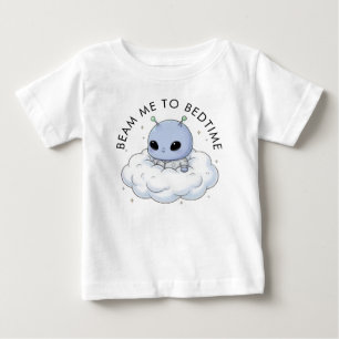 Camiseta Para Bebê Camiseta Pequena Alienígena de Bebê