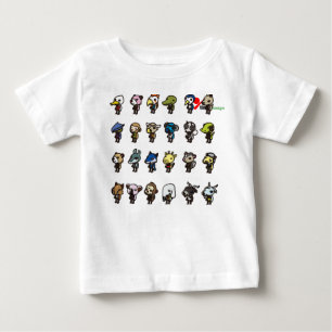 Camiseta Para Bebê Camiseta Personalizada de Bebê com Animais Fofos d