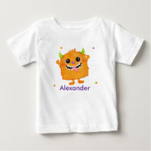 Camiseta Personalizada de Bebê e Criança com Nome 