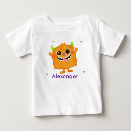 Camiseta Para Bebê Camiseta Personalizada de Bebê e Criança com Nome 