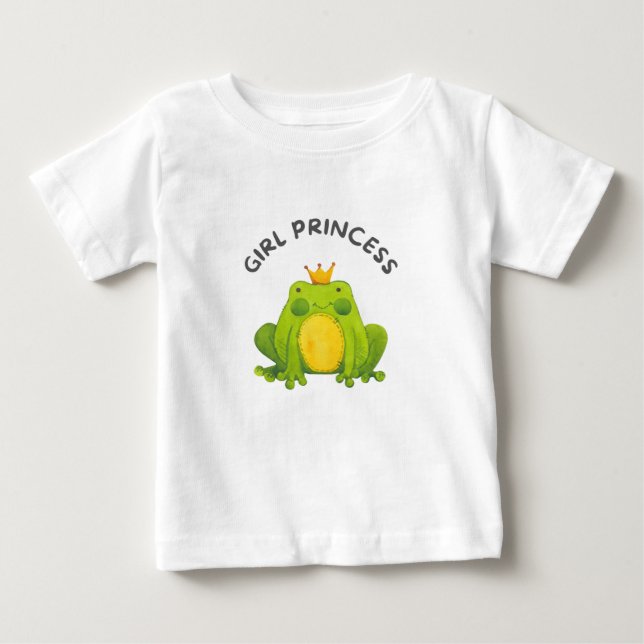 Camiseta Para Bebê camiseta princesa menina bebê (Frente)