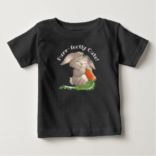 Camiseta Para Bebê Camiseta-T, Design de Gato Puro-Correto
