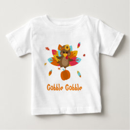 Camiseta Para Bebê Camiseta turca Camiseta bebê Camiseta gobble