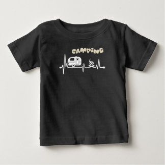 Camiseta Para Bebê Camiseta Unisex de Bebê Camping