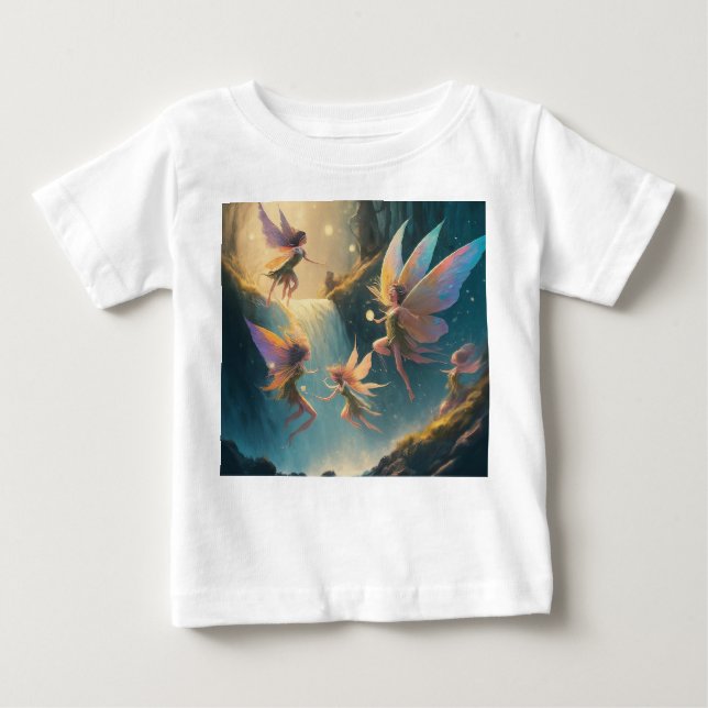 Camiseta Para Bebê _Camisetas no País Maravilha (Frente)