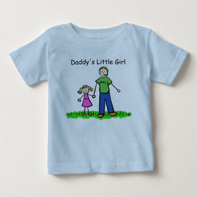 Camiseta Para Bebê Camisinha pai (Personalização Loura) (Frente)
