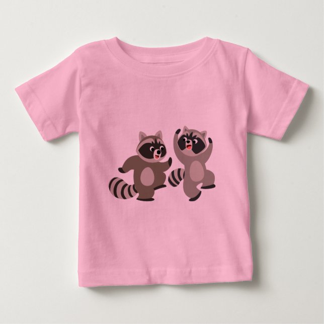 Camiseta Para Bebê Camisola de desenho animado (Frente)