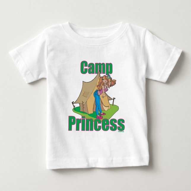 Camiseta Para Bebê CAMP-Princess (Frente)